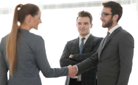 business concept .handshake of business people