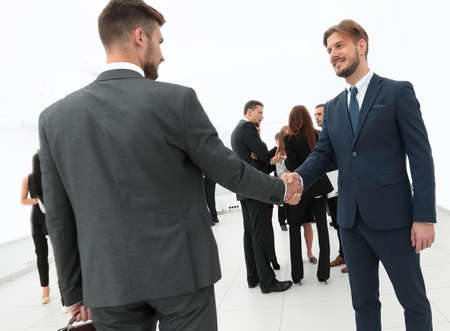 business concept. the handshake business partnersの写真素材