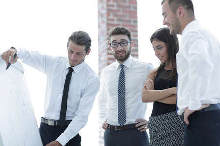 business team discussing a new idea.の写真素材