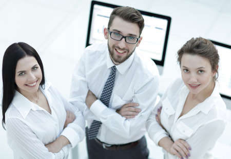 close-up of a successful business team.
