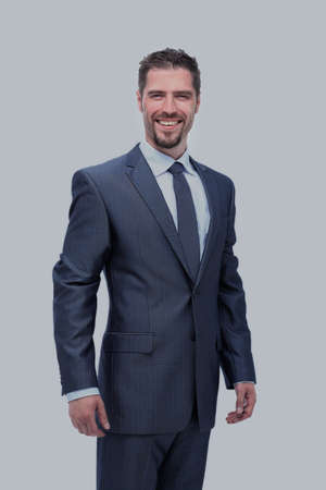 Successfull smiling businessmanの写真素材