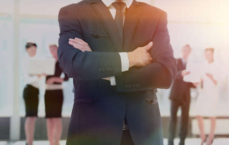 Confident business leaderの写真素材