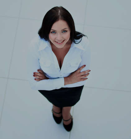 business woman. Top viewの写真素材