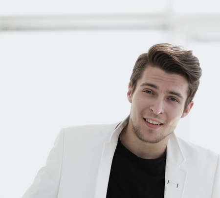 closeup. stylish young man.
