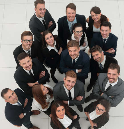 closeup. professional large business team .