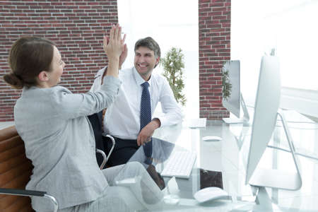 Colleagues makes five as a sign of success