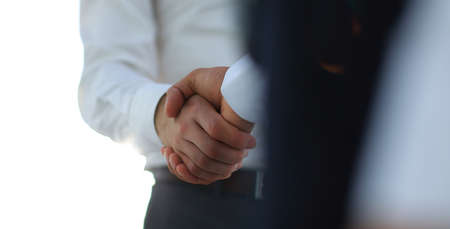 Business team partnership greeting handshake conceptの写真素材