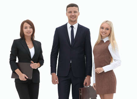 portrait in full growth. professional business team.