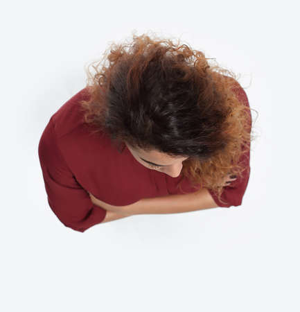 view from the top.modern business womenの写真素材