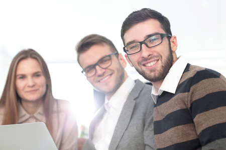 closeup.group of business people