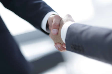 closeup.handshake of business partners