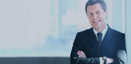 Portrait of a happy successful mature business man