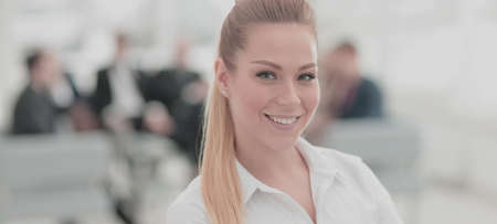 Group of business partners discussing ideas with their leader onの写真素材