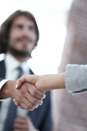 Business partnership meeting concept Silhouette and filter sunの写真素材