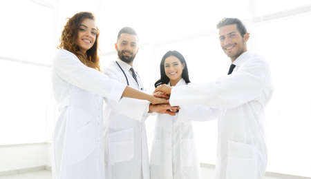 Background image a group of successful doctorsの写真素材