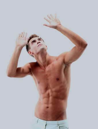 muscular man.の写真素材