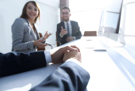 business background. business team at the workshopの写真素材