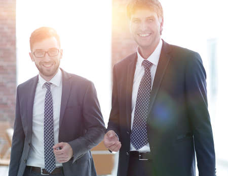 two business colleagues in the office