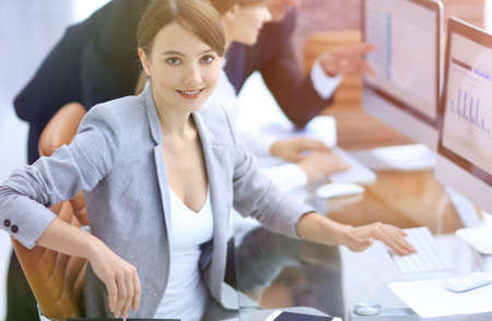 portrait of successful business women in the workplace