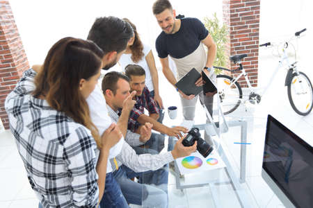 creative team discussing new ideas
