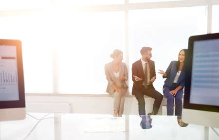 Business team having meeting in the office.