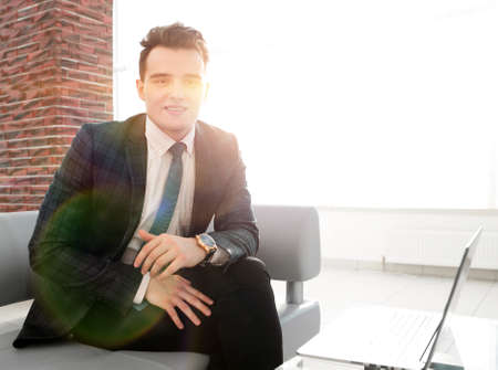 business people.portrait of confident businessman