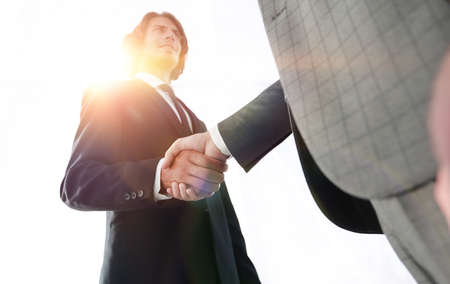 Effective negotiation with client. Business concept photo.の写真素材