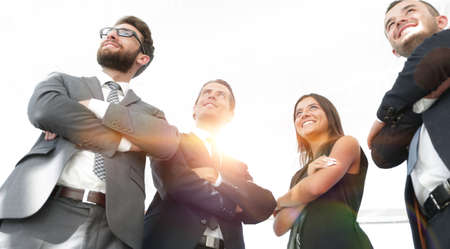 portrait of confident group business people