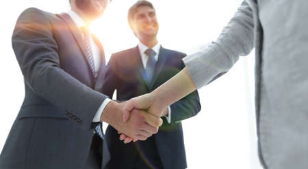 Image of business partners making an agreementの写真素材