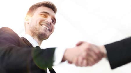 closeup handshake proven business partnersの写真素材