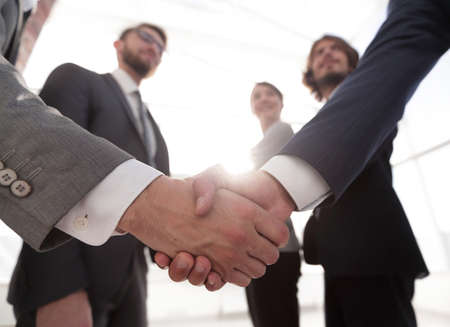 business concept handshake business peopleの写真素材