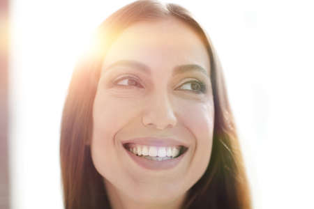 portrait of a beautiful successful womanの写真素材