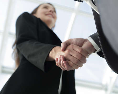 Business partnership meeting concept. Image businessmans handshaの写真素材