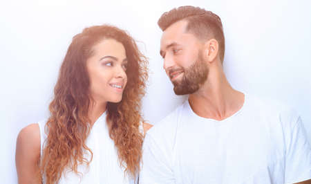 portrait of a young coupleの写真素材