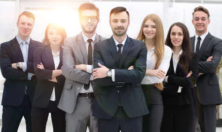 group portrait.project managers and business teamの写真素材