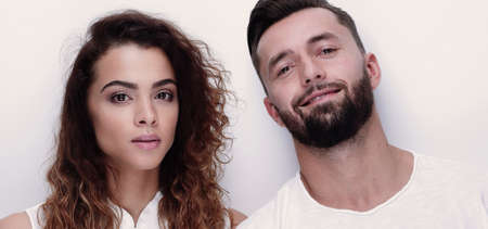 portrait of a young coupleの写真素材