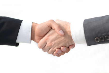 closeup.handshake of business partnersの写真素材