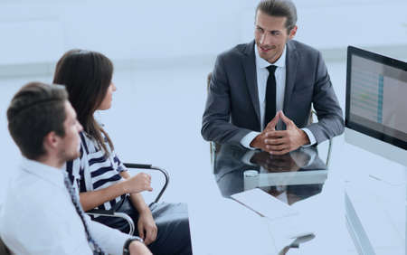 Business people conference and meeting in modern office