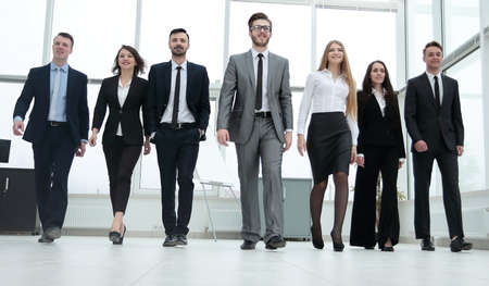group of successful young business people
