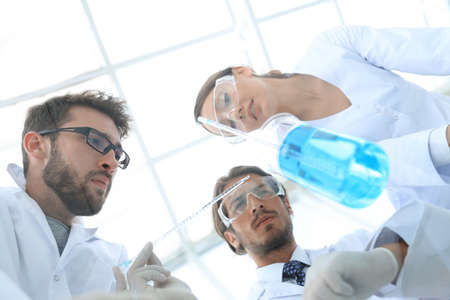 Group of students in the lab