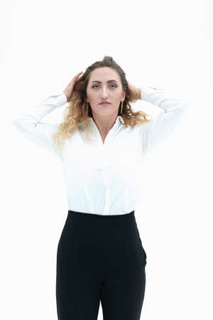 portrait of a young specialistの写真素材