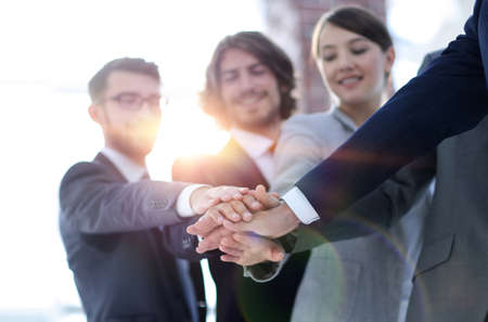 creative business team .the concept of teamworkの写真素材