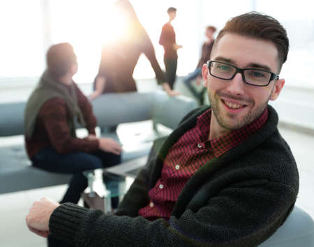 portrait of a modern confident menの写真素材