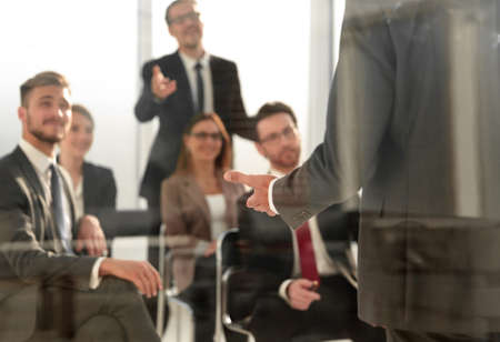 successful startup business in the auditoriumの写真素材