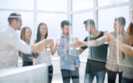 creative business team celebrates their successの写真素材
