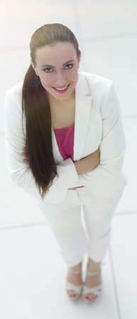 portrait of successful business lady