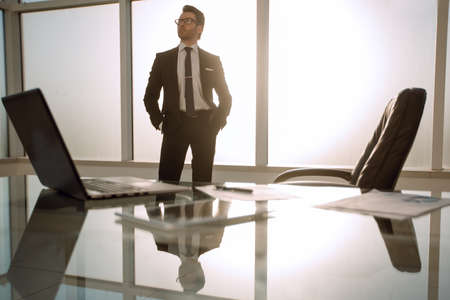 workplace of the businessmanの写真素材