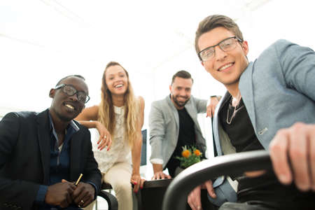successful business team in the office