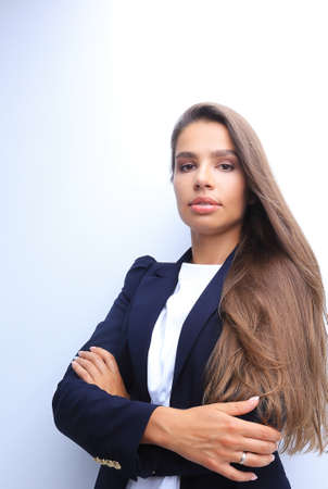 closeup. a modern young womanの写真素材