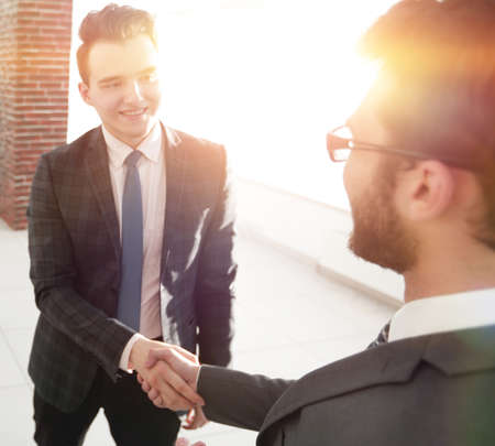 business of the meeting. handshake business partners